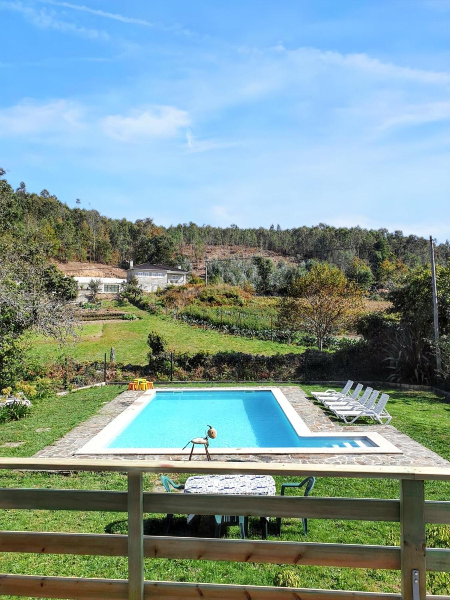 Welcoming House With Mountain View In Agueda Shared Pool Villa Urgueira  ภายนอก รูปภาพ